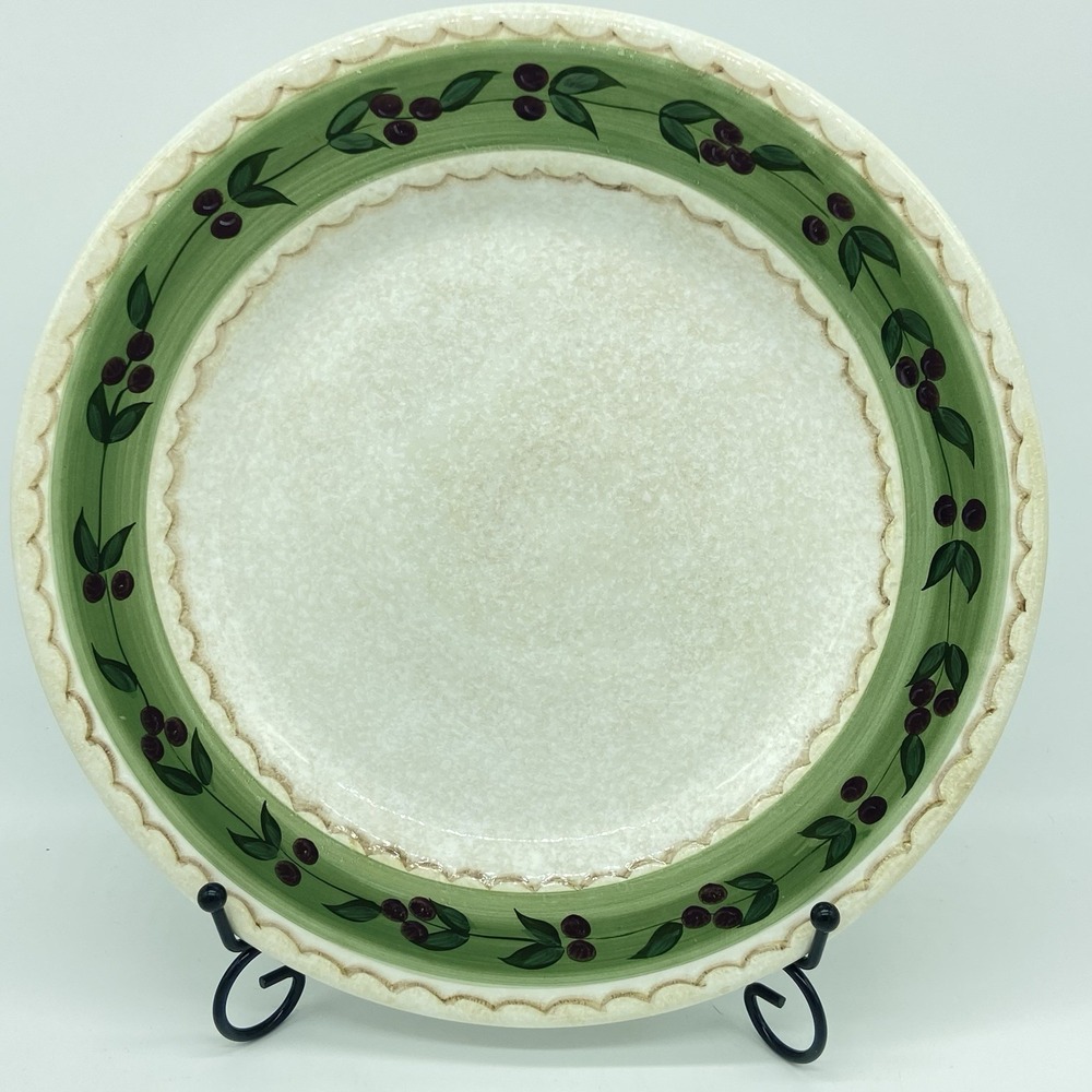 Oneida Oliveto Hand-Painted Dinner Plates Set Of 2 - 11" Mediterranean‎ Vintage - Picture 6 of 12